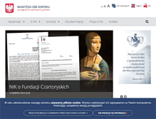 Tablet Screenshot of nik.gov.pl