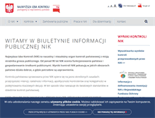 Tablet Screenshot of bip.nik.gov.pl